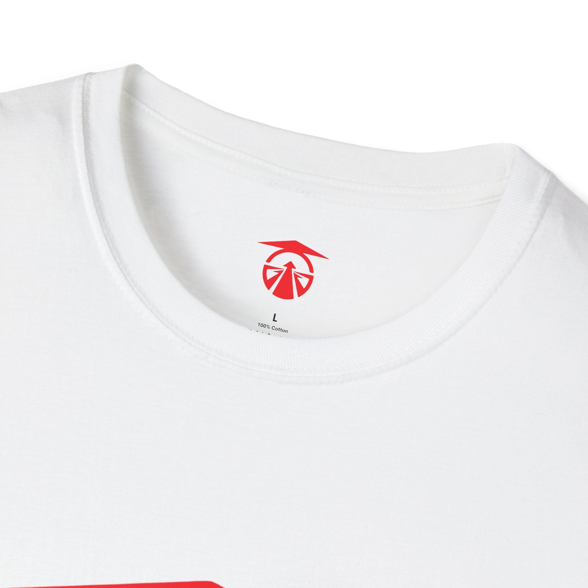 1st Class Services Unisex Tee – Red Lettering